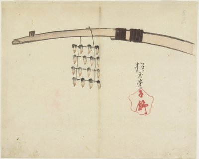 Drying Shellfish, c. 1830 by Hogyoku